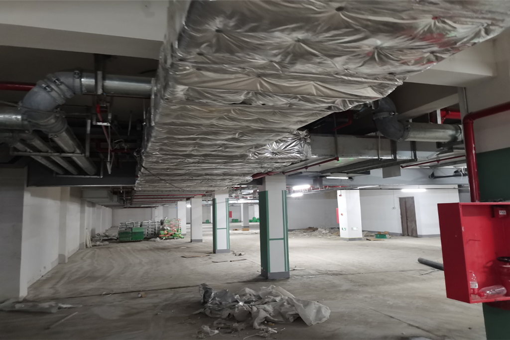 车库风管防火包裹