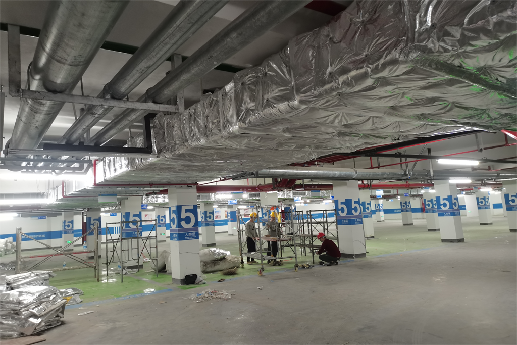 车库风管防火包裹